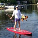 Thumbnail image for Helen Hunt Safely Outfits Her Dog for Stand Up Paddleboarding